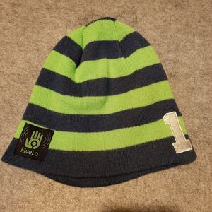 Seattle Seahawks 12th Man FiveLo Beanie - Striped